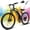 Black Blue-Classic, variant on Adults 20MPH Electric Mountain Bicycles,500W Peak 749W Motor, 40 Miles Range,26" Commuting E bike with 432Wh Removable Battery,7 Speeds,UL2849 Certified