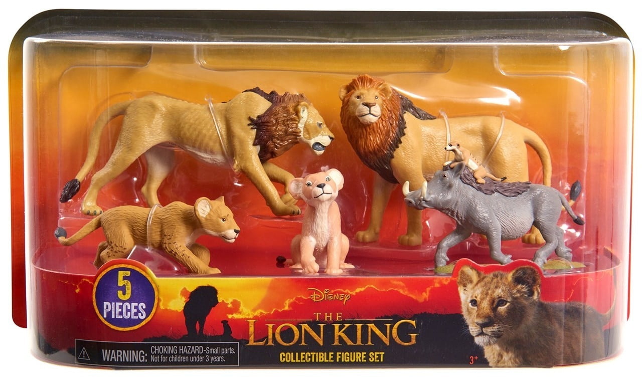 Disney The Lion King 2019 Young Nala, Scar, Young Simba, Simba & Timon