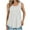 White, variant on Women's Tops Casual Loose Fit Summer Tops Elbow Length Sleeves Tshirts Shirts Cotton Red Ladies Tops And Blouses White Sleeveless