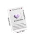 thumbnail image 3 of Uuiauoio Valentines Pocket Hug Crystals Heart Stones Heart Crystals and Healing Stones with Pocket Hug Cards for Office Coworker Classroom Spiritual Meditation Balancing Gifts, 3 of 6