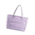 thumbnail image 4 of Bolsa para mujeres salidas casuales prácticas con bolso de bolso de hombro elegante para la cremallera para el trabajo de la fiesta de desplazamiento violeta, 4 of 8