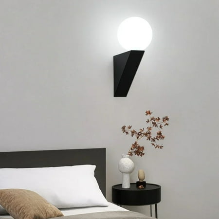 

CHNGYCX Elegant Black and White LED Wall Lamps with G9 Bulb for Bedroom and Corridor - Indoor Wall Sconce Lights for Aisle and Interior Decoration