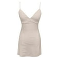 thumbnail image 3 of Tennis Dress Golf Dresses for Women V Neck Spaghetti Straps Racerback Breathable Workout Dress Athletic Dresses, 3 of 6