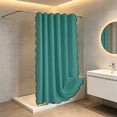 thumbnail image 4 of Cortina de Ducha de Gran Tamaño: Tejido de Poliéster Impermeable, Cortina Colgante Plegable y Suave para Baño, Caravana, Gimnasio o Dormitorio., 4 of 6
