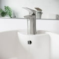 thumbnail image 5 of Monaco Single Hole, Single-Handle, Bathroom Faucet in Brushed Nickel, 5 of 10