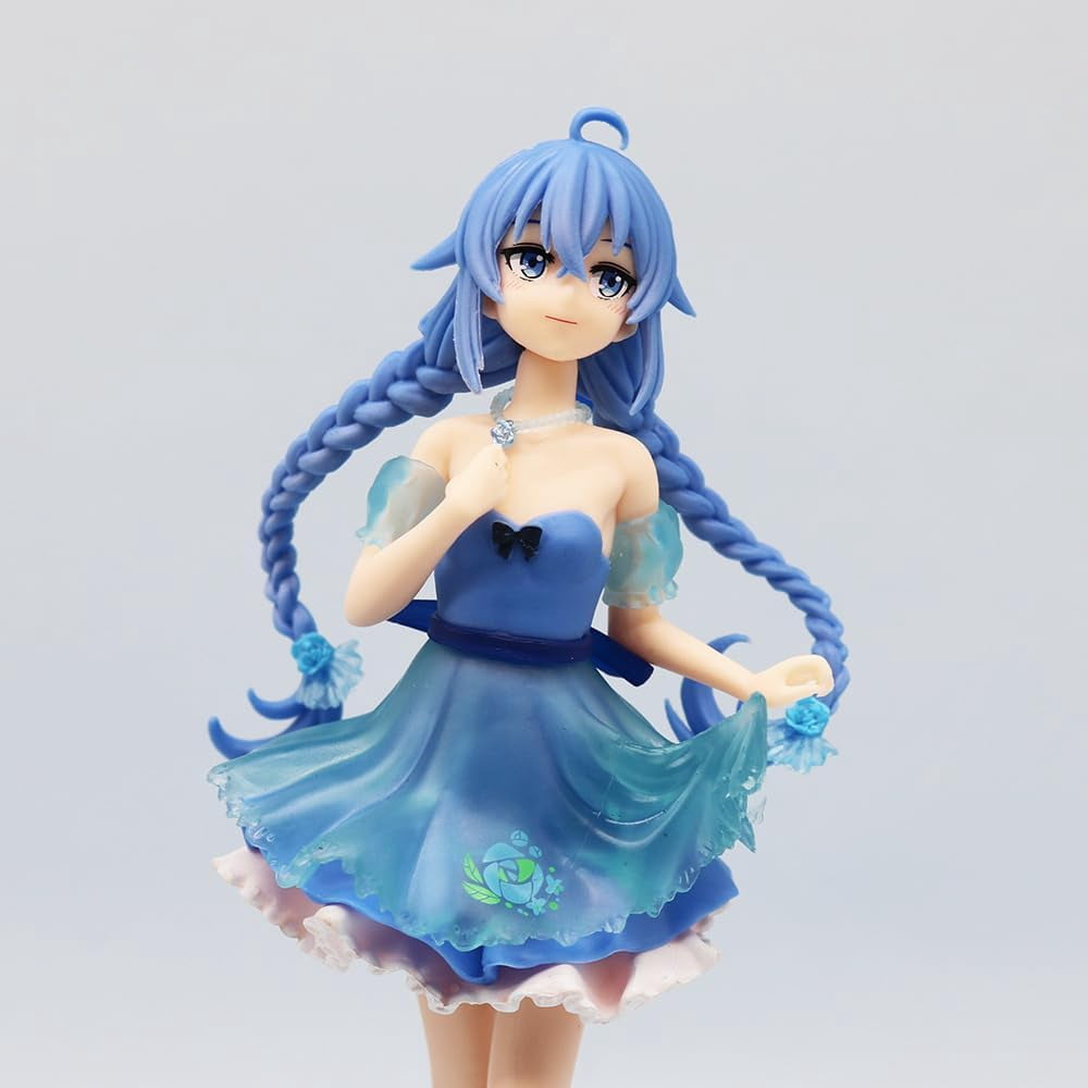 Newly Roxy Figure Standing Blue Flower Fairy Roxy Action Figures 20cm/7.9inch PVC Decorations Collectible Souvenirs for Anime Fans Gifts