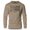 Khaki, variant on GYMISH Gym Days Lightweight Long Sleeve Hooded T-Shirt for Men – Funny Workout Hoodie, Sport Grey, Small