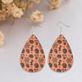 thumbnail image 4 of Colgante de cuero de doble cara de Halloween, pendientes colgantes, 4 of 5