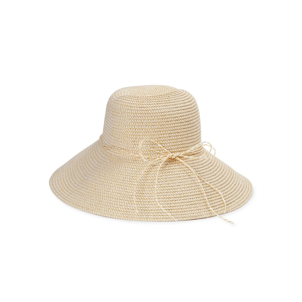 Time and Tru - Time and Tru Women's Packable Floppy Hat - Walmart.com ...
