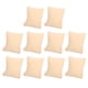 thumbnail image 1 of Uxcell 10Pack 3.54" x 3.15" Flannelette Bracelet Watch Pillow Jewelry Display Pillows, Beige, 1 of 5