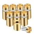 thumbnail image 1 of 8 tornillos separadores para letreros, clavos publicitarios, herrajes para montaje de letreros, clavos acrílicos de vidrio para marcos de fotos y ofic, 1 of 7
