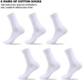 thumbnail image 2 of TRUBKH Ankle Socks for Men Womens Socks Mens Cotton Socks Compression Sock Flat Socks Mens Low Cut Socks Crew Socks Women White One Size, 2 of 5