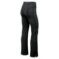 thumbnail image 3 of Women's Fanatics Black Jacksonville Jaguars Studio Fitted Flared Leggings, 3 of 3