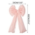 thumbnail image 2 of VALSEEL Holiday Decorative Bows Double-Layer Oversized Christmas Bow Hanging Decoration for Tree Banister and Mantel,Home Decor Collection, 2 of 6