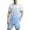 Sky Blue, variant on Men Shorts Summer Summer Men's Gradient 3D Print Vacation Shirt and Shorts Set Trendy Casual Outfit Compression Shorts Men Pink XXL