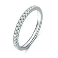 thumbnail image 5 of Beautiful Round Cut Anniversary Wedding Band Row of Ring In 925 Sterling Silver, 5 of 6
