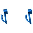 thumbnail image 1 of serony Alloy Easy-to- Side Storage Hook With Exquisite Craftsmanship Aluminum Alloy Hook Half Cover Hook blue 2Set, 1 of 6