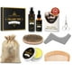 thumbnail image 2 of Kit de cuidado y aseo para barba masculina con champu y limpiador, herramienta para moldear la barba, aceite, balsamo y acondicionador sin enjuague,, 2 of 7