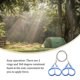 thumbnail image 5 of Soidarity Outdoor Hand Saw Stainless Steel Manual Slicing Rope Camping Handheld Carpenter Pocket Wire Tool Survival Emergency PC 1 10piezas Soidarity CBP003916, 5 of 6