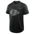 thumbnail image 2 of Men's Fanatics Black Kansas City Chiefs Deceptive Juke T-Shirt, 2 of 3