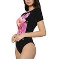 thumbnail image 2 of Nicki Music Minaj Women's One Piece Swimsuits Swimwear Ruched Bathing Suits Cutout Monokini, 2 of 9