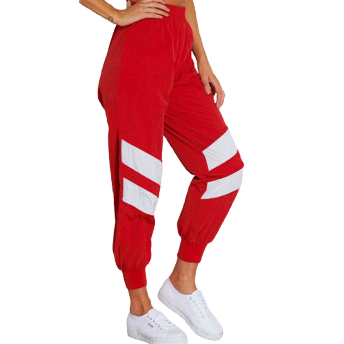 Gueuusu - Womens Casual Jogger Sports Baggy Slacks Trousers - Walmart ...