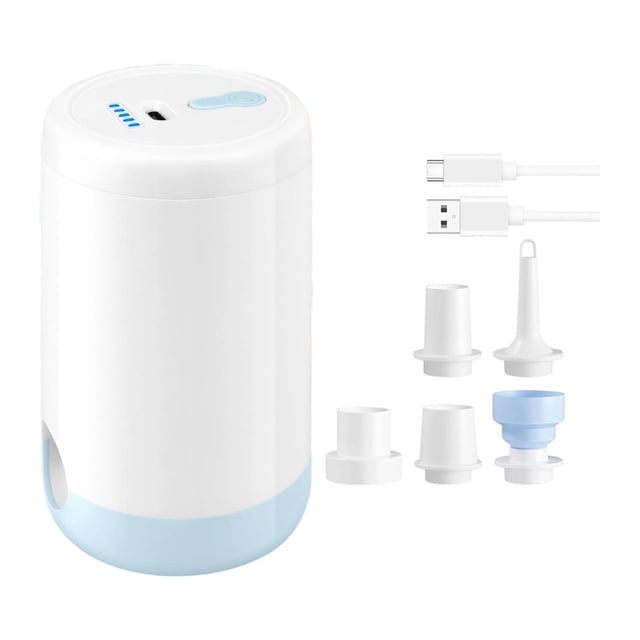 Bomba de aire eléctrica, inflador y desinflador, multifuncional, mini, portátil, para botes inflables, , colchones y bolsas de vacío.