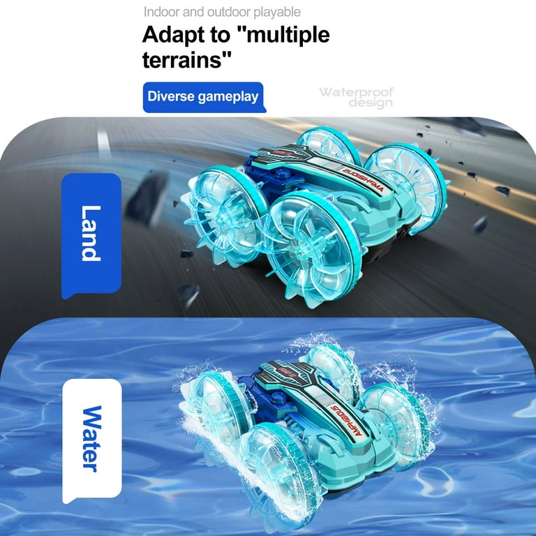 Mibescal Amphibious Remote Control Car Boat, Gesture RC Car with 