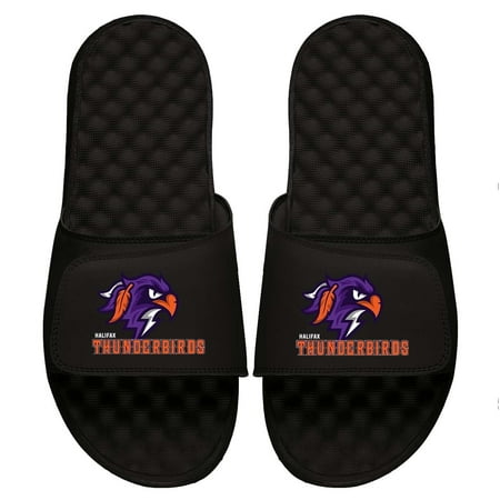 

Men s ISlide Black Halifax Thunderbirds Primary Logo Slide Sandals