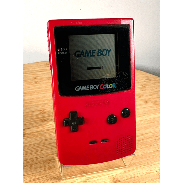 Nintendo GBC Game Boy Color GameBoy Red Console GBC Genuine, Tested Works  Well, RARE 