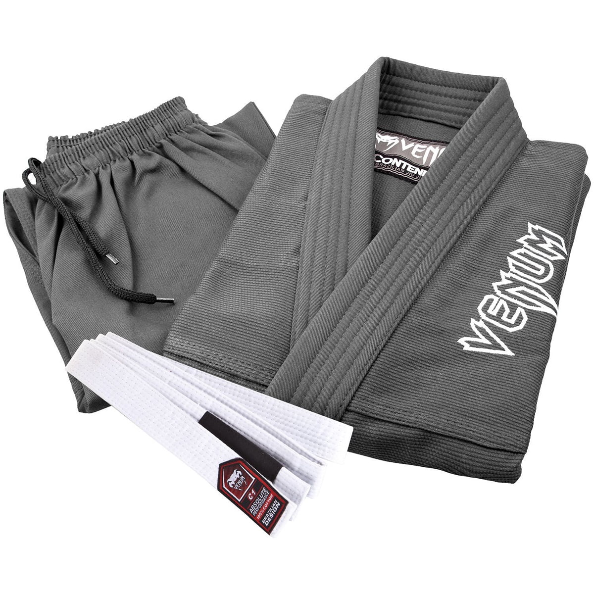 Venum Kids Contender Brazilian Jiu-Jitsu Gi - C00 - Gray