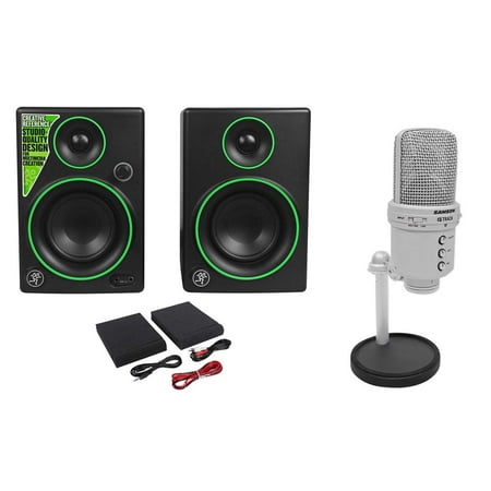 Samson G-Track Studio Recording Podcast USB Microphone+Interface+Mackie