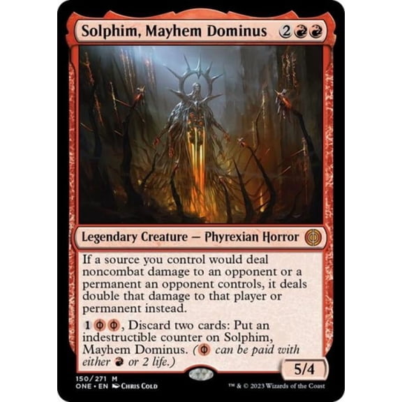 Magic the Gathering - Phyrexia: All Will Be One - Solphim, Mayhem Dominus Near Mint