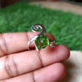 thumbnail image 4 of Moldavite Rough Ring, Natural Gemstone Ring, 4 of 9