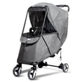thumbnail image 1 of Sunveno Housse Imperméable Universelle pour Poussette, Bouclier Respirant et Imperméable avec Fenêtre Transparente, Gris, 1 of 8