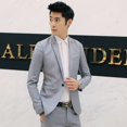 thumbnail image 2 of Traje al por mayor 21 traje casual de negocios de moda para hombres chaqueta de traje pequeña delgada, 2 of 6