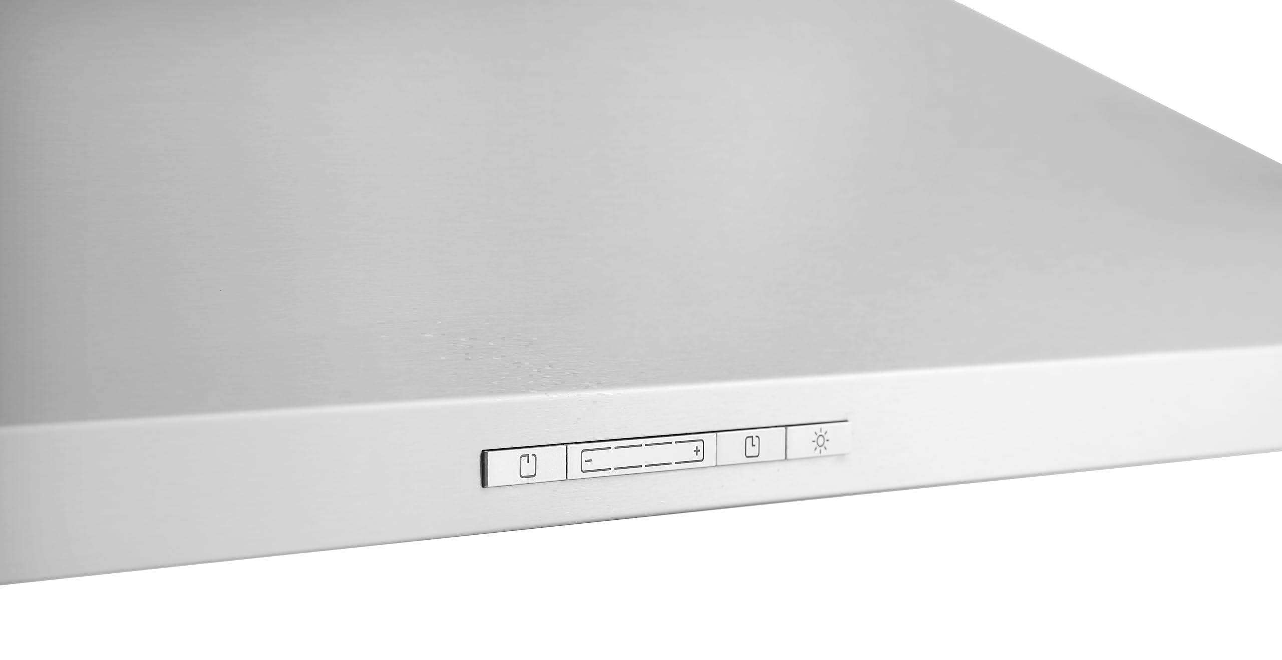Rangaire RHWMP36S 36" Wall Mounted Hood - Stainless Steel, 3 Speed Fan, LED Lights, Push Button Control