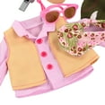 thumbnail image 4 of My Life As Camping Fashion Set for 18-inch Doll, 9 Pieces; Pink, Khaki, Olive Green Multicolor, 4 of 7