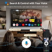 FPD 40-inch Smart TV, 1080P Fhd LED Google TV with Google Play/Cast, Google Assistant Voice Control, Dolby Audio, HDR10, Flat Screen