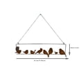 thumbnail image 3 of Rustic Metal Birds, 8 Piece Garden Decor Set, Weathered Iron Bird Sculptures, Outdoor Yard Art, Tree Stump Design, Courtyard Ornament, Rust Effect Finish, Lawn Decoration, 3 of 5