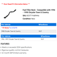 thumbnail image 2 of Fuel Filler Neck - Compatible with 1996 - 1998 Chrysler Town & Country 1997, 2 of 2