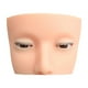 thumbnail image 2 of Eyelash Mannequin Head Práctica de maquillaje Modelo de extensión de las pestañas de silicona suave portátil para artistas principiantes Enseñanza Pestañas rectas, 2 of 8