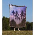 thumbnail image 2 of Tropical Violet, Woven Blanket, 2 of 4