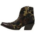 thumbnail image 3 of Tony Lama Womens Anahi Camo Snip Toe Cowboy  Ankle Boots, 3 of 5