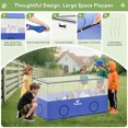 thumbnail image 4 of Corral para Mascotas Pawaboo Jaula Tienda Para Animales Pequeños Azul 168x84x84cm, 4 of 7