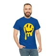 thumbnail image 4 of Dripping smiley face graphic tee Unisex Heavy Cotton Tee, 4 of 8