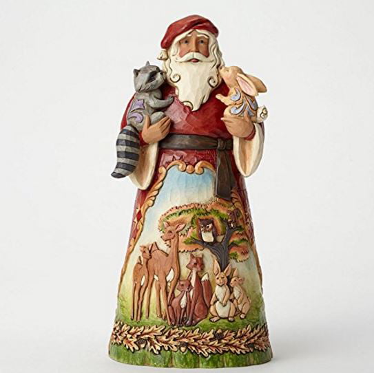 Jim Shore Heartwood Creek Woodland Santa with Animals Christmas Figurine  4049787
