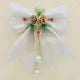 thumbnail image 3 of Corona de copo de nieve colgante de lazos de Navidad novedosos, decoración de Navidad para fiesta Ornamental, nueva moda de alta calidad, 3 of 4
