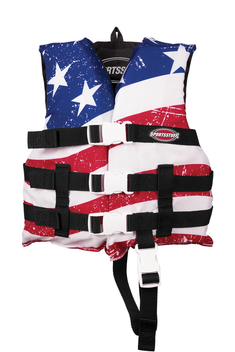 Airhead Stars & Stripes Life Jacket Children 30-50 Lbs. Red/White/Blue, Type III