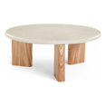 thumbnail image 1 of Meridian Furniture Table Basse Intérieure/extérieure en Crème / Béton Naturel, 1 of 9